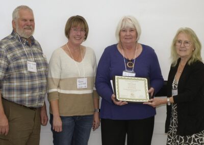 2024 MB Communities in Bloom (MBCIB) Provincial Conference - Baldur, Manitoba Communities in Bloom representatives with MB CIB judges