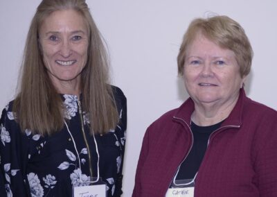 2024 MB Communities in Bloom (MBCIB) Provincial Conference - Terrie Porter, Deputy Mayor of the City of Portage la Prairie, Manitoba, with Cathie McFarlane of the 2024 host committee