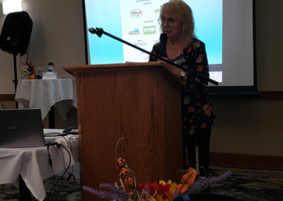 Conference co-host Shirley Kalyniuk President MB CIB
