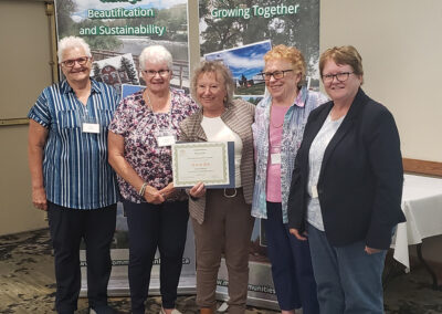 Niverville CIB receiving their Award
